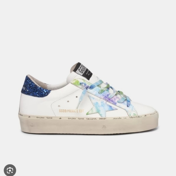 Golden Goose All High Star Tie Die Sneakers Size 37 - Picture 2 of 12